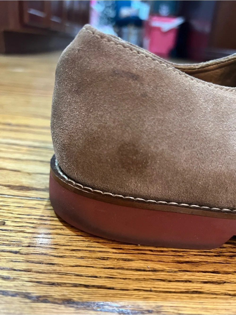 L.L. Bean Classic Suede Bucks Oxfords Sz 9.5 Tan Academia Preppy Ivy Collegiate